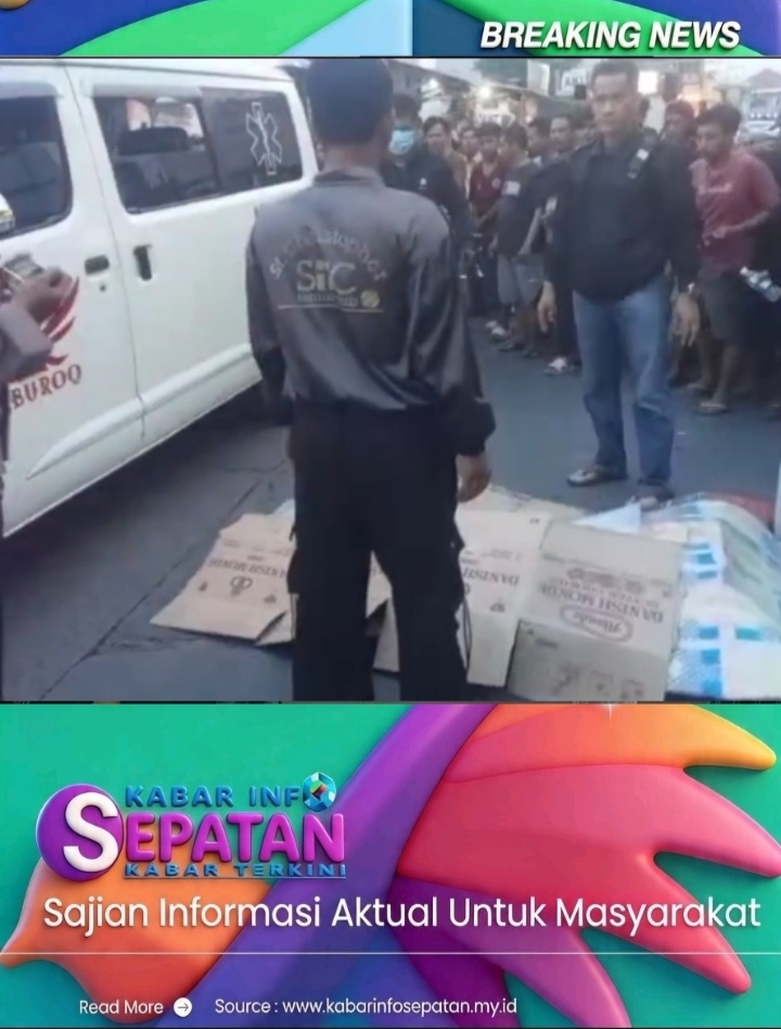 Mengerikan Pengendara Sepeda Motor Tewas Terlindas Truk Trailer di Sepatan Tangerang