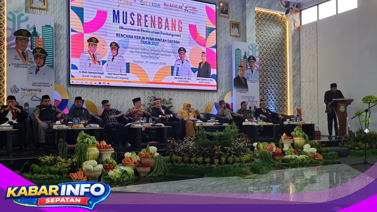 Pemerintahan Kecamatan Sepatan Adakan Musrembang 2027 di Gegung Serba Guna