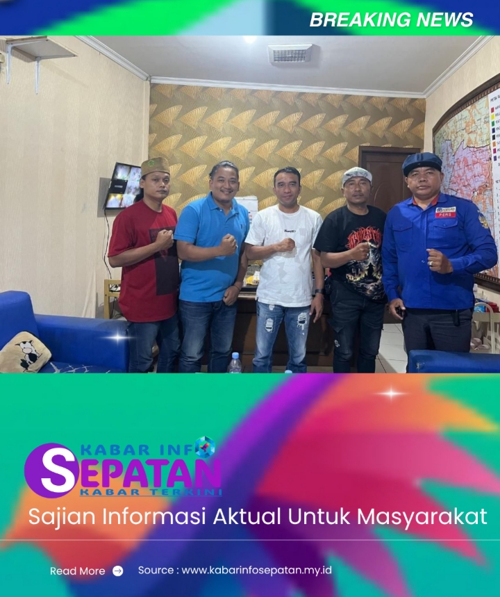 Audiensi Dengan Polsek Sepatan, IJS Dukung Polisi Berantas Kejahatan